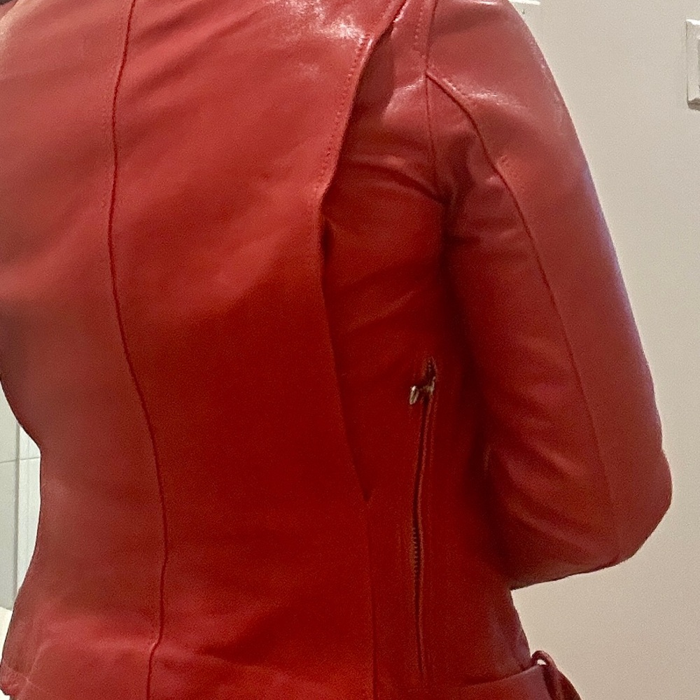 🔥🔥 R13 Red Leather Moto Jacket - Picture 7 of 16